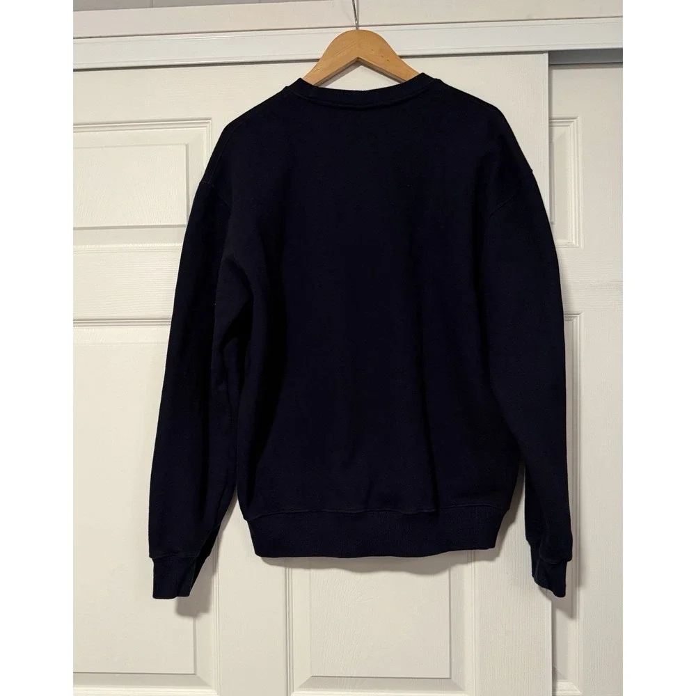 The Met Metropolitan Museum of Art Blue Red Crewneck Sweater New York Artsy Crew